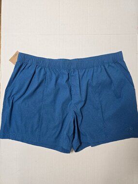 The North Face Men’s XXL Blue Nylon Relaxed Fit Shorts Elastic Waist NWT